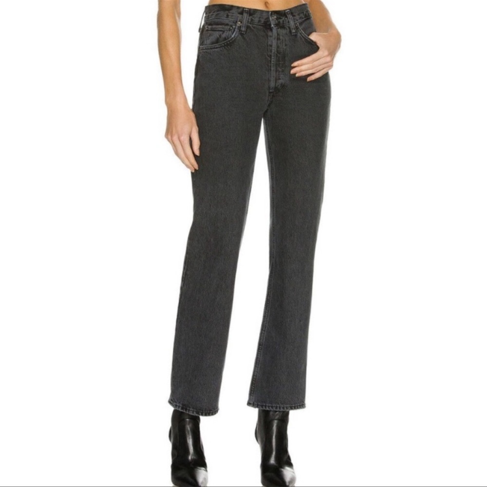 NEW Agolde Mid Rise Relaxed Boot Jeans